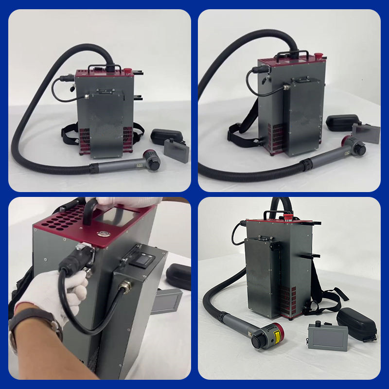 Industrial Laser Rust Removal Machine Price - Mochila portátil tipo limpiador láser de