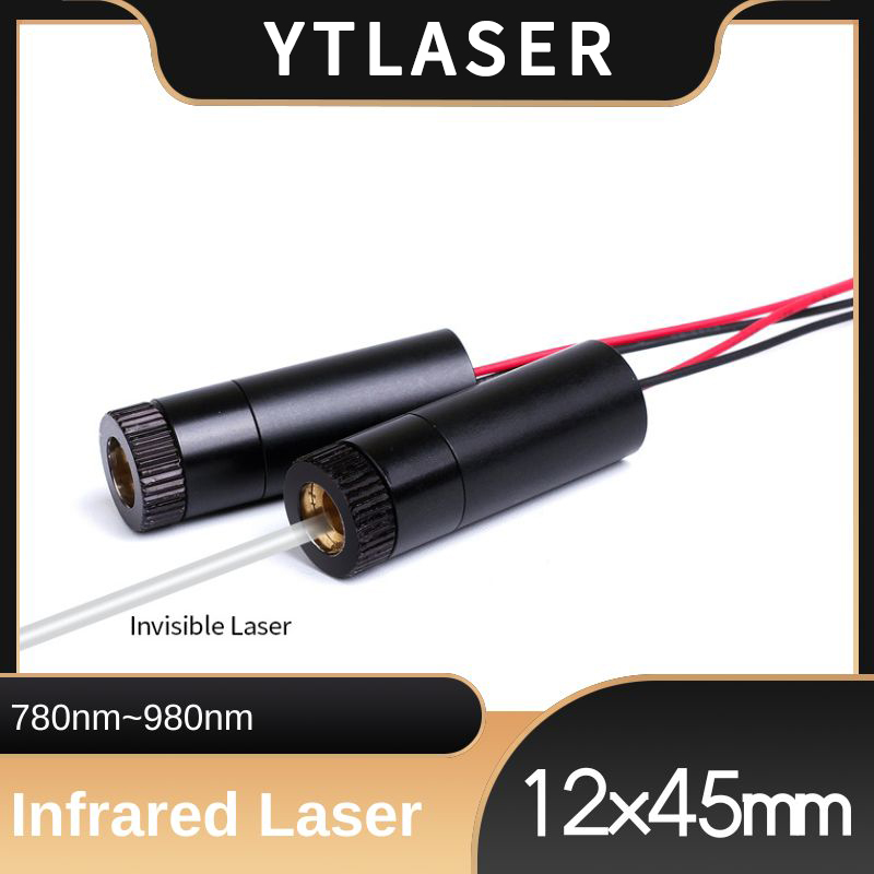 Industrial Grade Laser - D12X45mm Enfoque Ajustable 780nm 830nm 850nm