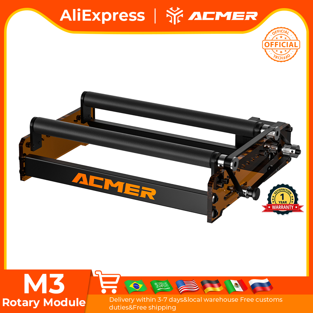 Fiber Laser Cutting Machine - Rodillo giratorio láser ACMER M3 360