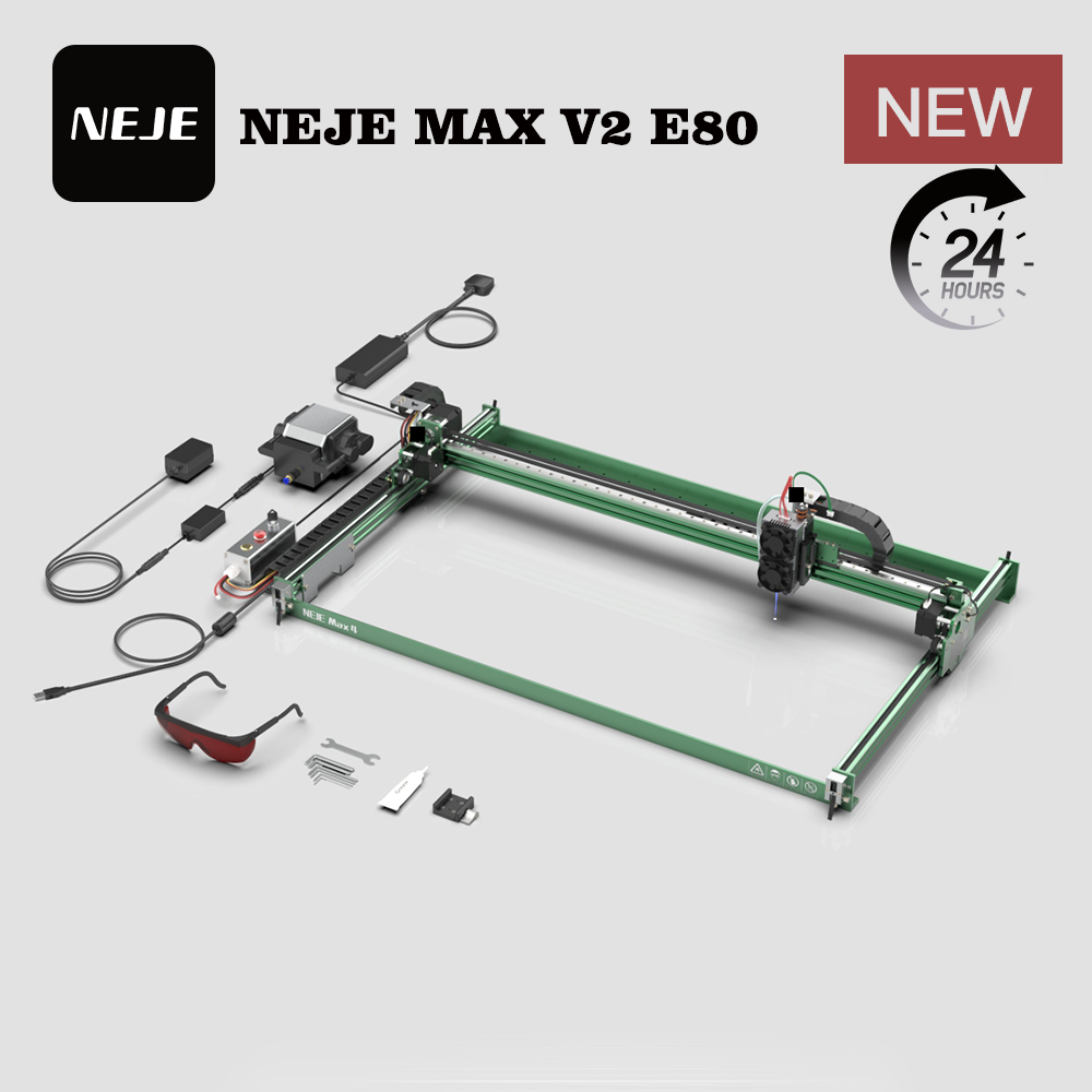 Industrial Grade Laser - Grabador Láser NEJE MAX V2 E80