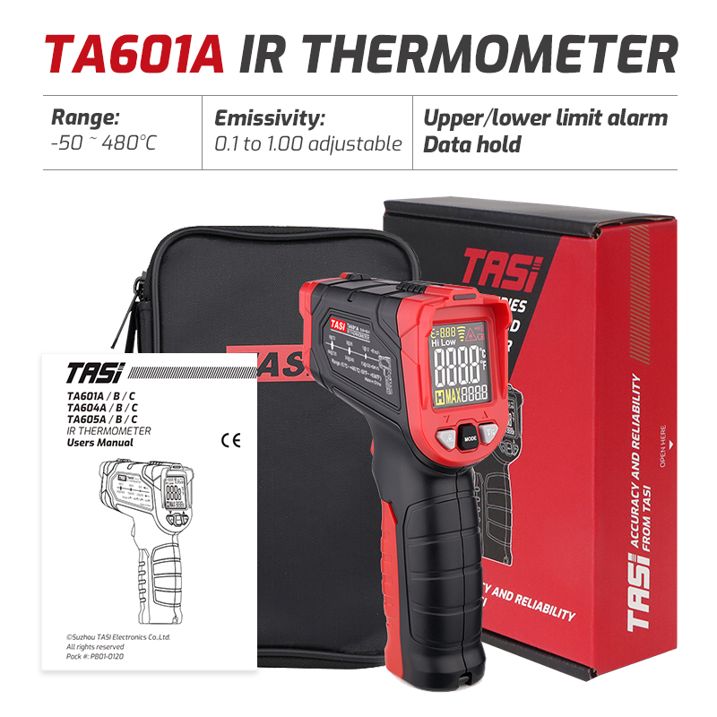 Termómetro Infrarrojo TA601A T - Industrial Laser Measurement reseña y precio