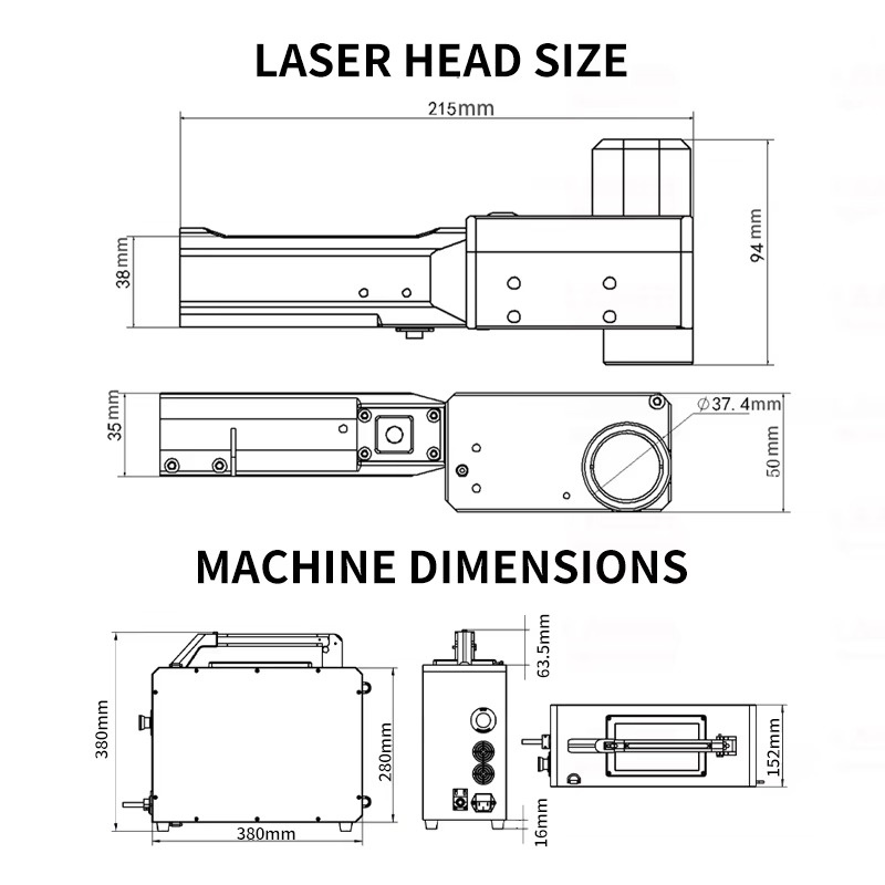 Máquina de Limpieza Láser Port - Industrial Laser Rust Removal Machine Price reseña y precio