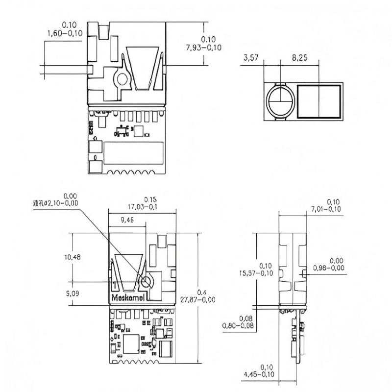 Módulo de Medición de Distanci - Industrial Laser Measurement reseña y precio