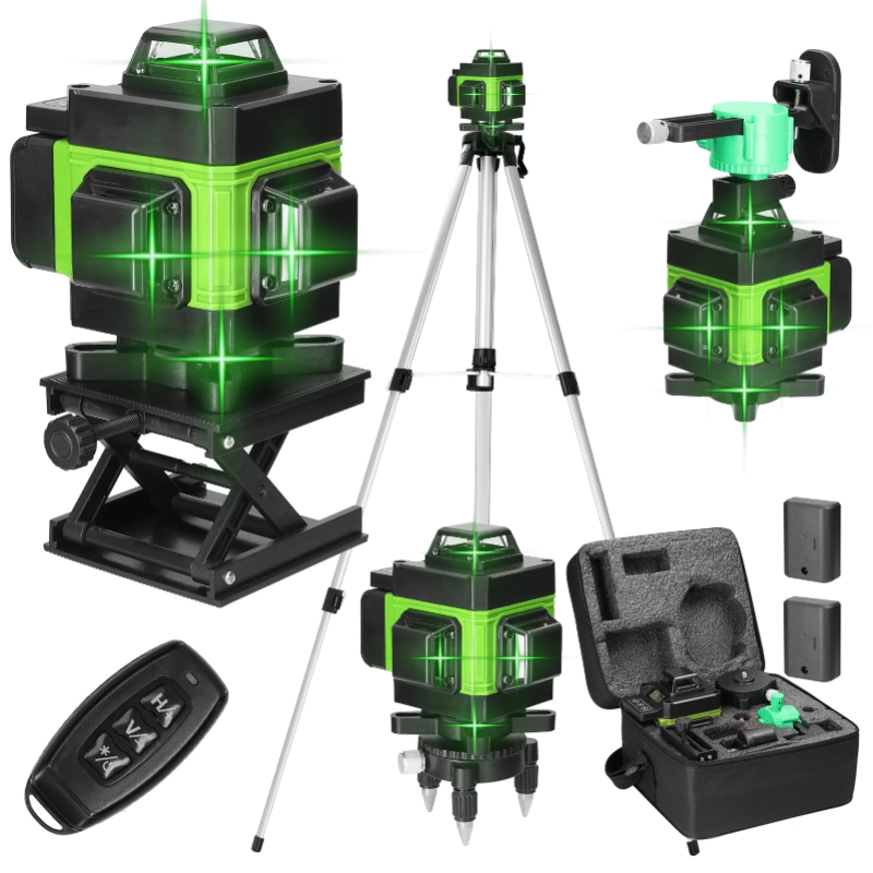 Trípode/Nivel Láser de 16 Líne - Industrial Laser Measurement reseña y precio